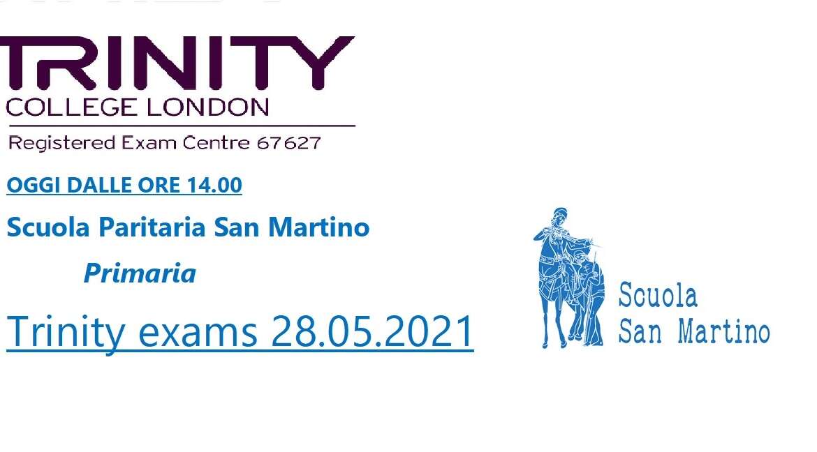 Esame TRINITY maggio 2021