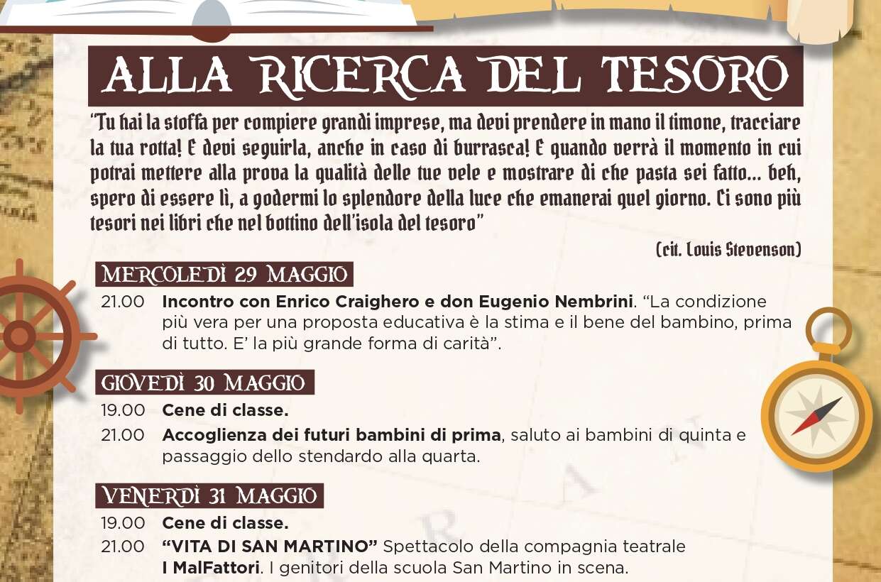FESTA DI FINE ANNO: ALLA RICERCA DEL TESORO!
